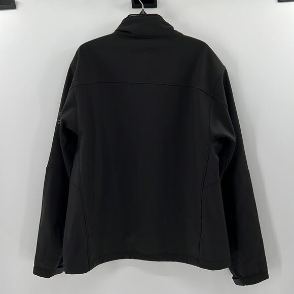 Tech by Tumi Fleece Lined Soft shell Full Zip Jacket - Black - XL - Picture 6 of 9